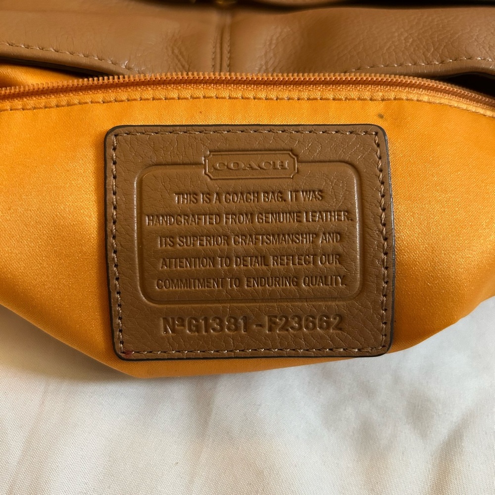 Coach Pebbled Leather Tote - Picture 14 of 17